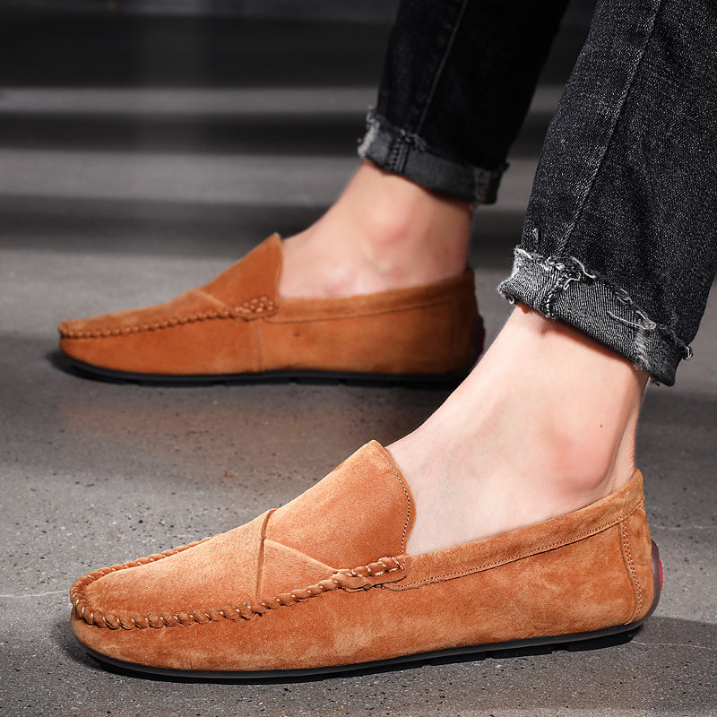 Men's Customizable Loafer Shoes Durable Slip On Moccasins