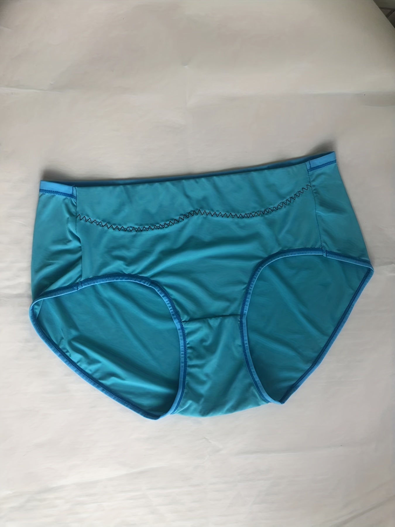 3 Pack Plus Size High Waisted Briefs Set - Stretchy Full Panties