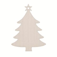 10pcs DIY Wooden Christmas Tree Decorations Snowman Pendants