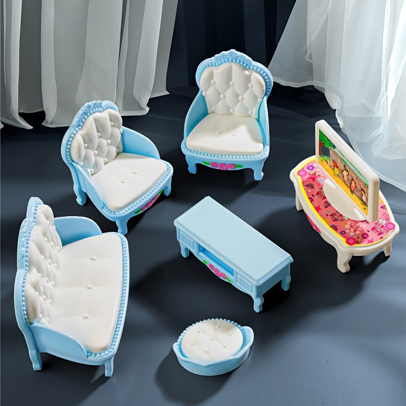 Mini Furniture Set for Dollhouse Microfurniture Kit