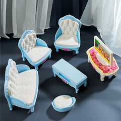 Mini Furniture Set for Dollhouse Microfurniture Kit