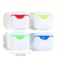 2pcs Dual Hole Pencil Sharpeners Large& Small Holes Compact Portable