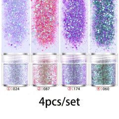 Chunky Glitters Fine Mix UV Resin Jewelry Making Decor Slime Fillings