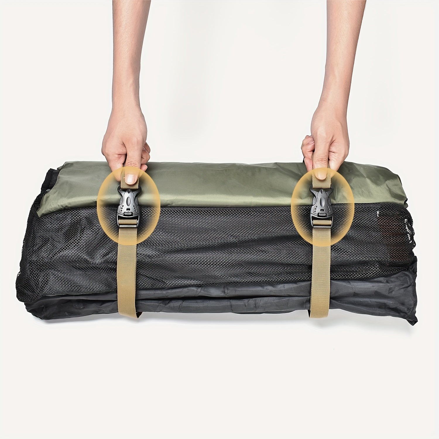 1pc Luggage Strap With Double Safety Buckle Travel Case Packing Belt