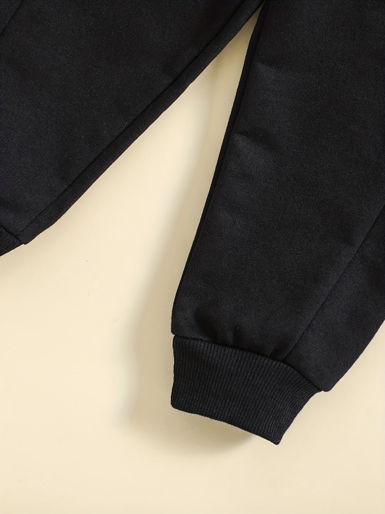 Boys Block Sweatshirt Top Trousers Set for Autumn Winter