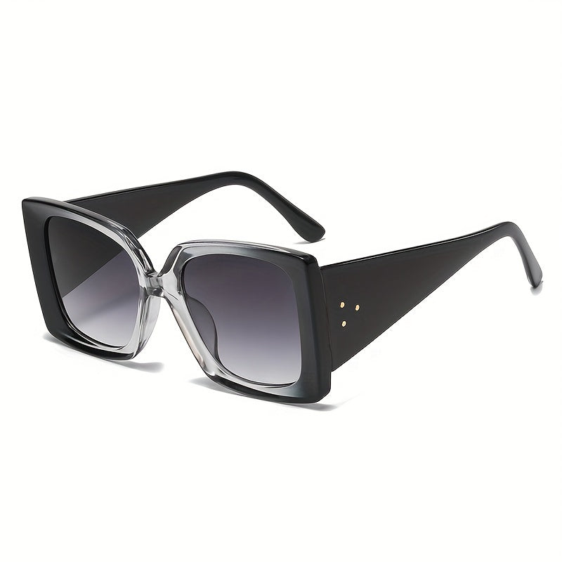Square Frame Sunglasses Gradient Lens UV400