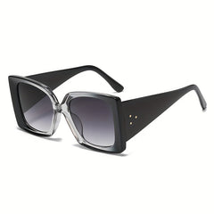 Square Frame Sunglasses Gradient Lens UV400
