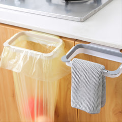Kitchen Portable Trash Bag Holder for Cabinet Door