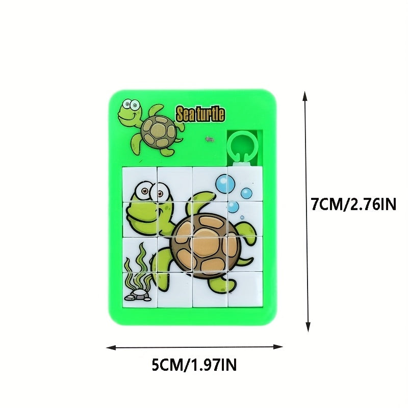 Animal Sliding Puzzle Mazes Game Educational Toy