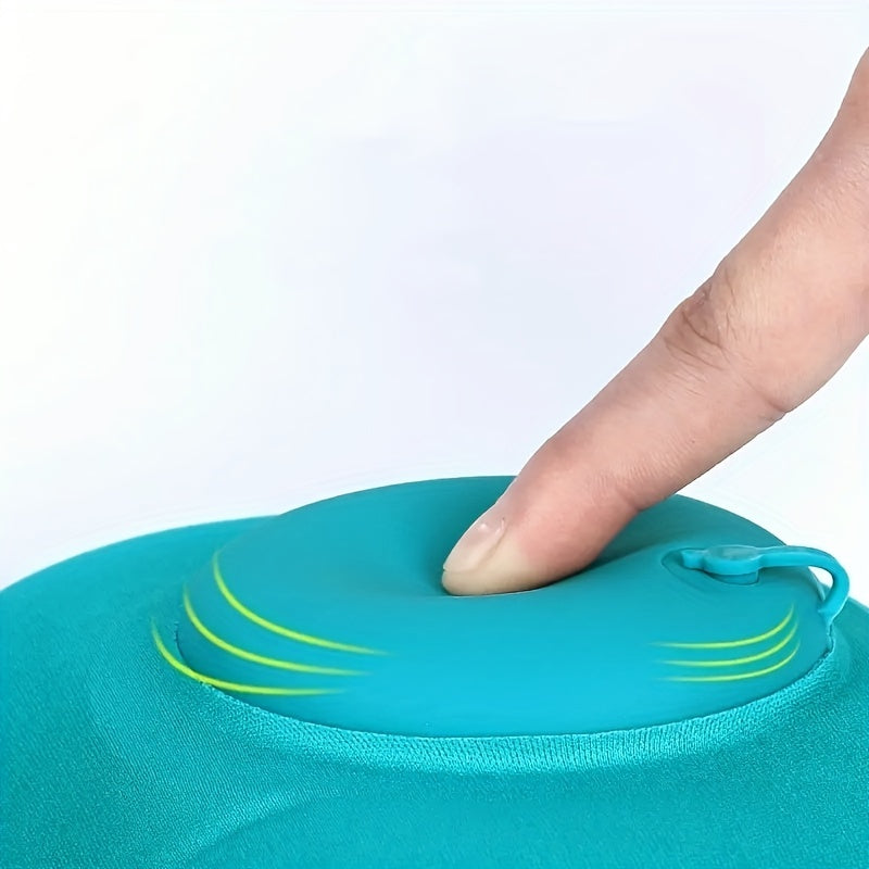 U Shape Inflatable Cervical Vertebra Pillow for Travel
