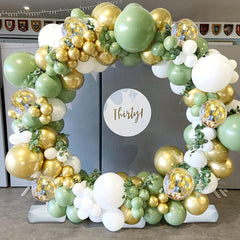 DIY Round Balloon Arch Wreath Frame for Wedding Party Decoration