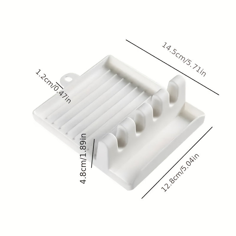 Painting Brush Holder 4 Slots Plastic Paint Brush Rest Holder Watercolor Acrylic