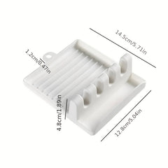 Painting Brush Holder 4 Slots Plastic Paint Brush Rest Holder Watercolor Acrylic