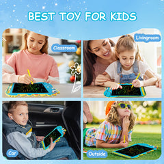 2pcs 21 Dinosaur Kids LCD Writing Tablet Reusable Drawing Board Educational Toy