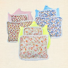 3 Fabric Dollhouse Seating Party Floral Pillows Quilts And Mats