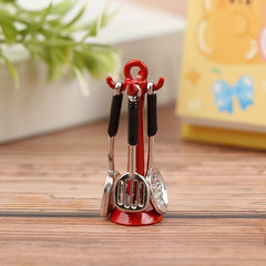Dollhouse Kitchen Utensil Hanging Set