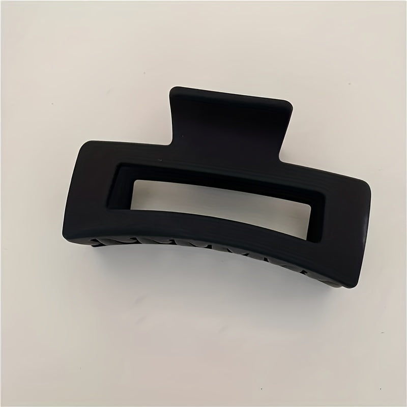 6pcs Matte Square Hair Claw Clip Non Slip Strong Hold Grip Hair Jaw Clip
