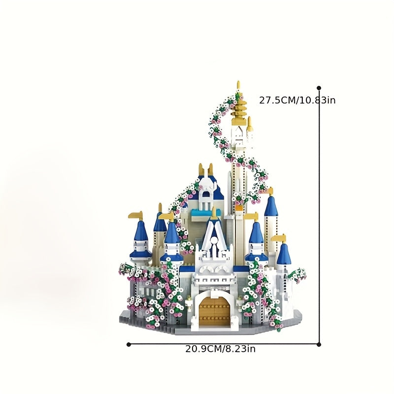 Sakura Garden Princess Castle Building Blocks Set - 5210pcs