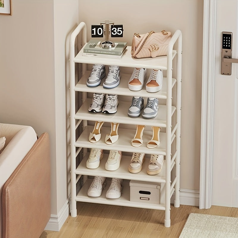 1pc Shoe Storage Rack Household Layer Shoe Rack Bedroom Floor Standing Storage
