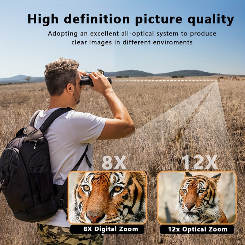 HD Binoculars Telescope with LCD Screen for Bird Watching
