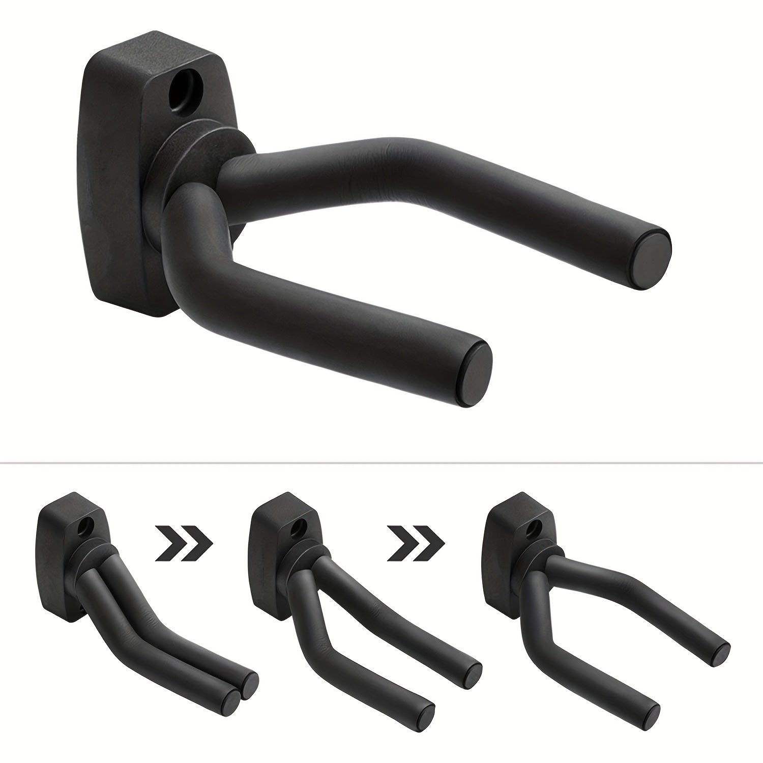 Guitar Wall Mount Hanger for All Size Instruments Easy Install