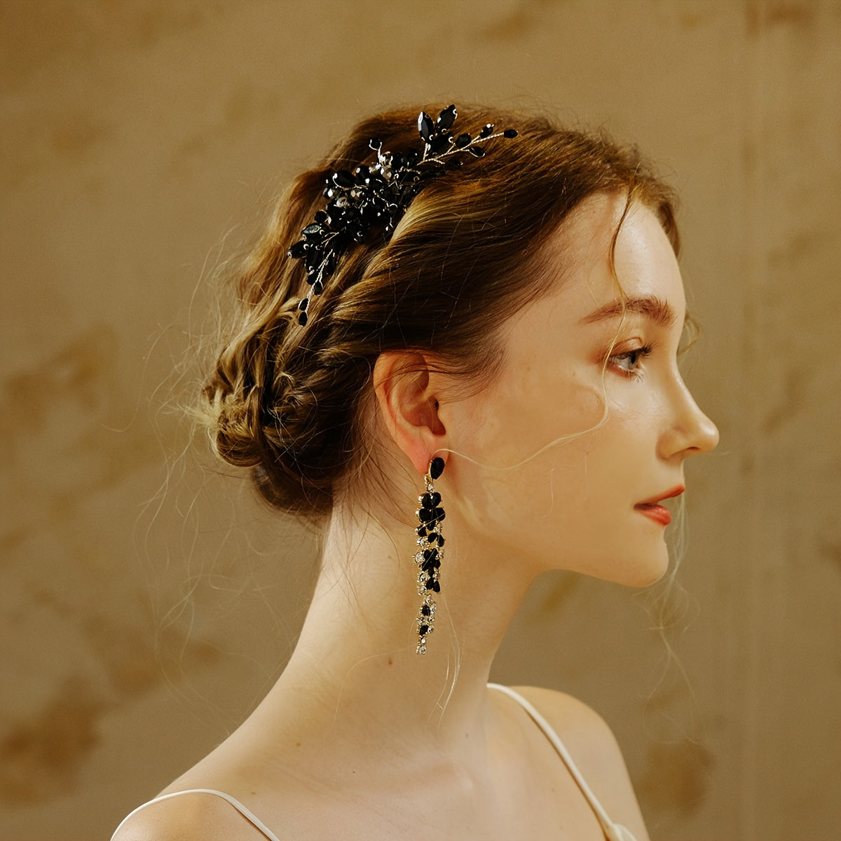 Vintage Crystal Hair Comb Wedding Headpiece