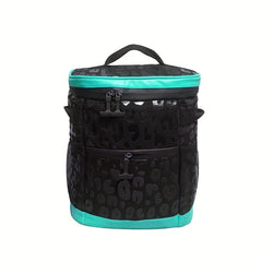 Leopard Print Ice Bag Portable Insulation Bag for Travel Picnic