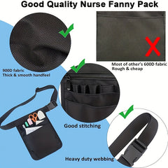 Makeup Artist Waist Pouch Bag For Beauty Scissors Makeup Brushes Eyebrow Razor