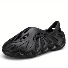 Men's Slip On Foam Slides Casual Breathable Anti skid Hollow Out Shoes