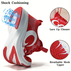 Breathable Soft Sole Running Shoes Shock Absorption Outdoor Sneakers