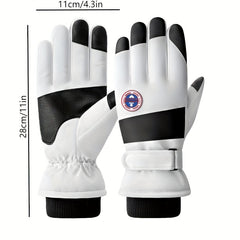 Winter Skiing Gloves Anti-skid Windproof Warm Sports Gloves
