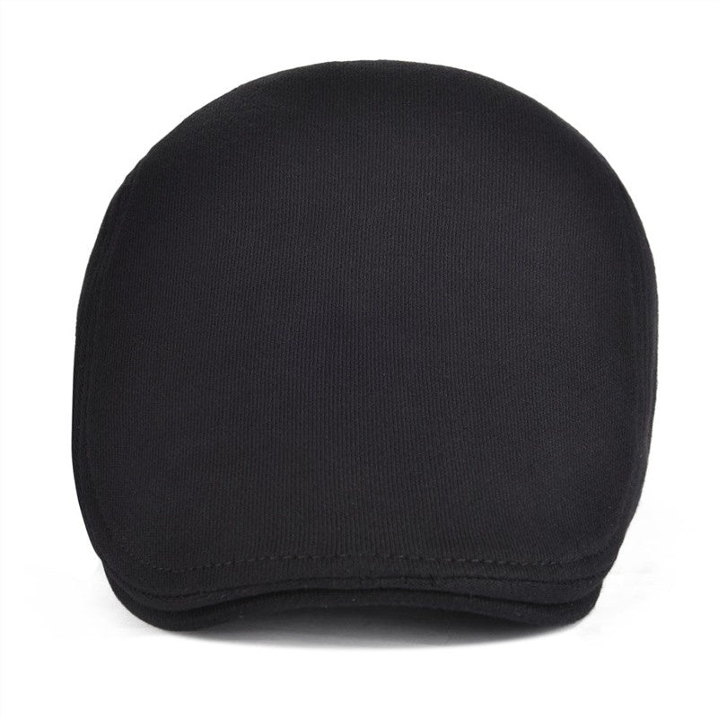 Men's Cotton Peaked Cap Solid Color