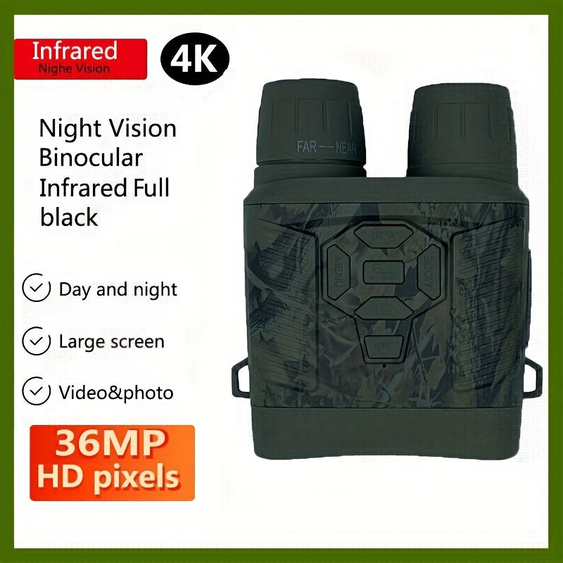 Digital Infrared Night Vision Binoculars with 7" Screen & 5X Zoom