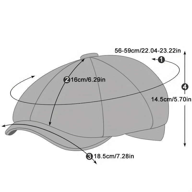 Men's Casual Newsboy Cap