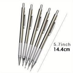 7mm Mechanical Pencil Set Full Metal Art Drawing Painting Automatic Pencil