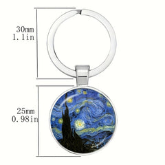 Vintage Starry Sky Keychain For Girls