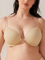  Women's Smooth Solid Push Up Daily Bra