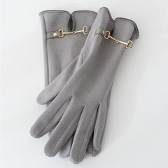 Cold Proof Thermal Wool Gloves Anti Slip Knit Touchscreen Warm Unisex Driving