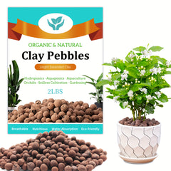 Natural Clay Pebbles Plant Grow Media Hydroponics Orchids Aquaponics