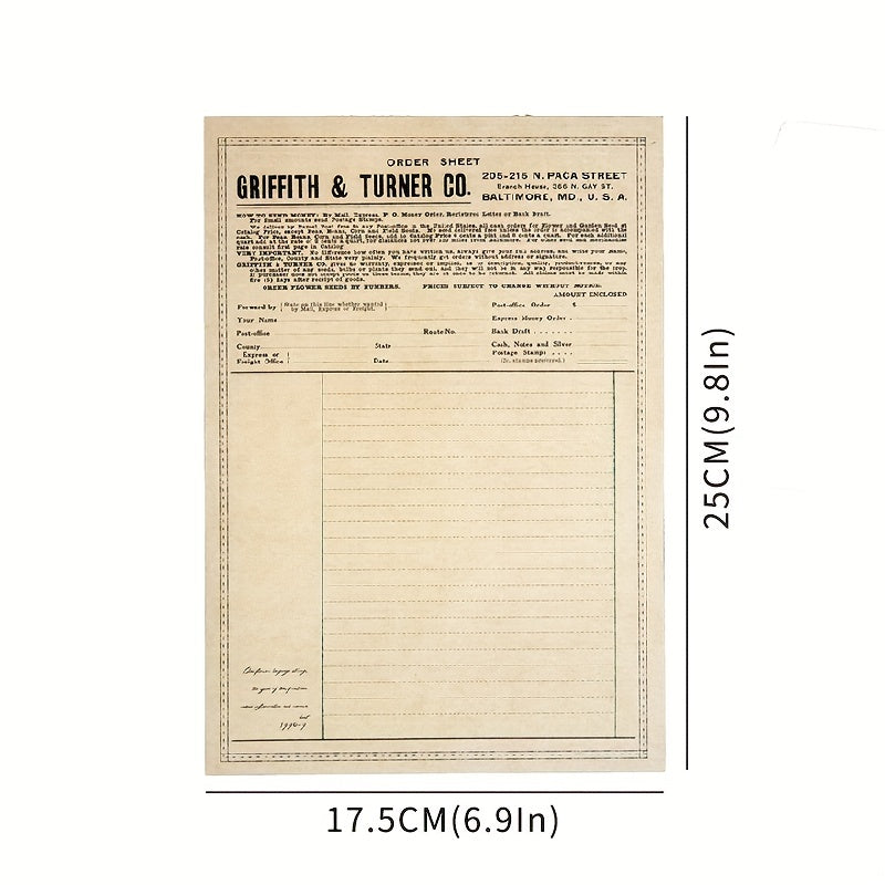 30 Pieces Writing Paper 17x9.8in Journal Diary Decorative Material