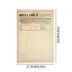 30 Pieces Writing Paper 17x9.8in Journal Diary Decorative Material