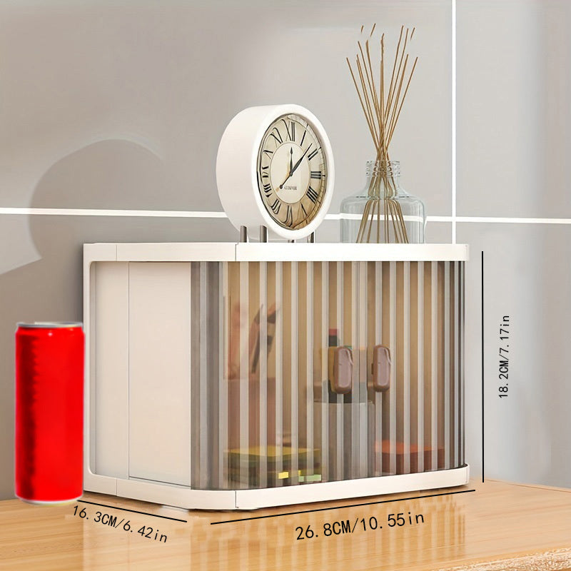 Foldable Storage Box Large Capacity Double Door Storage Bin
