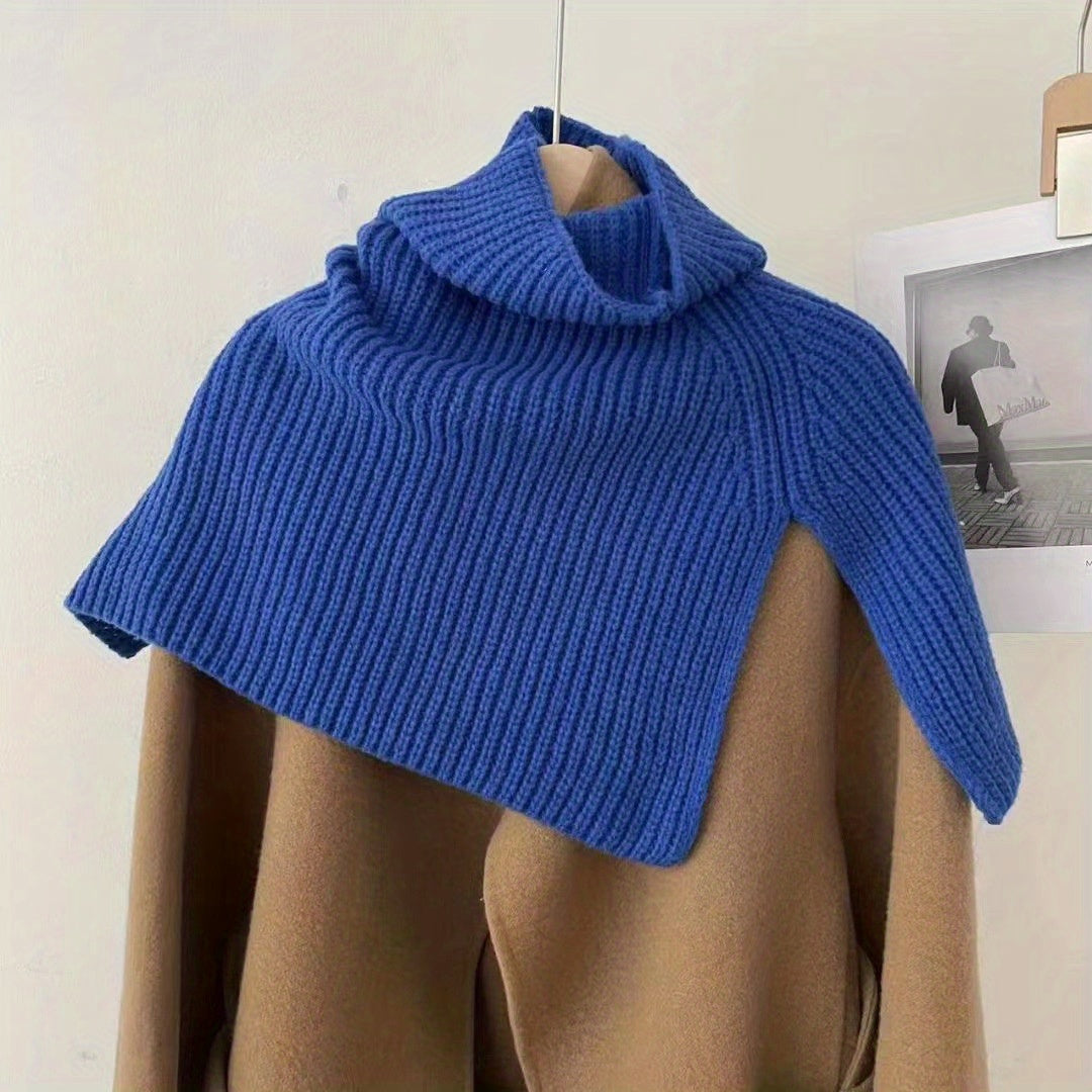 Elasticity Knitted Scarf Warm Outdoor Thick Winter Shawl