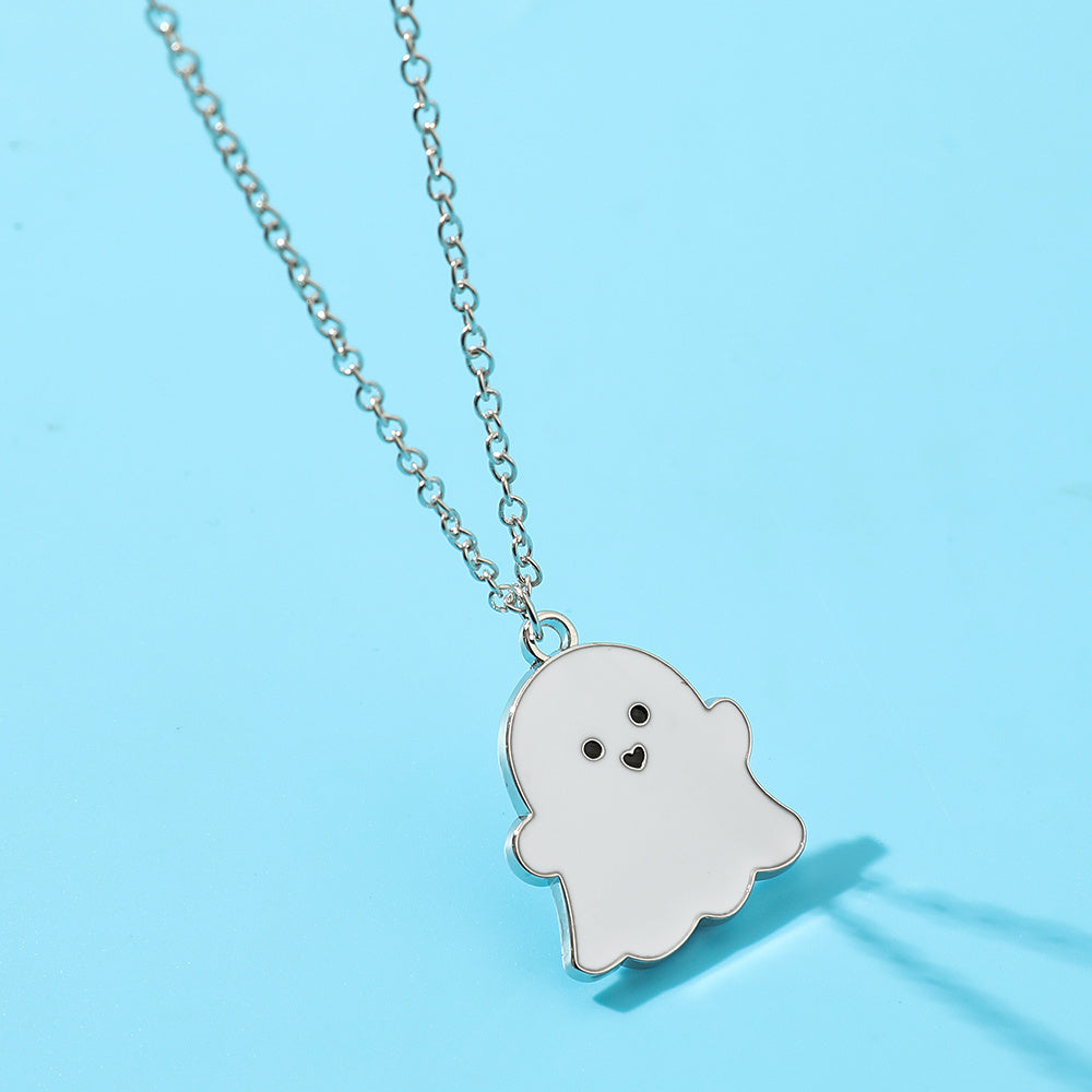 Men's Ghost Alloy Pendant Necklace