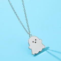 Men's Ghost Alloy Pendant Necklace