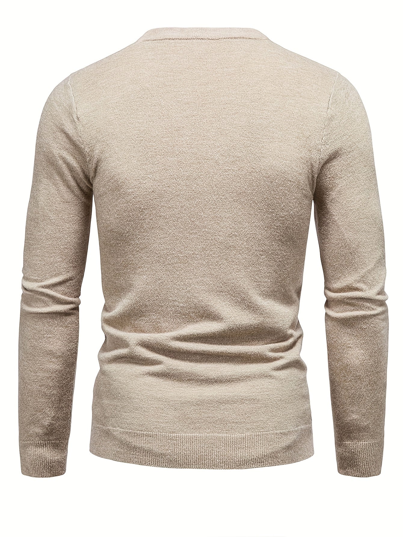 Men's Guitar Pattern Novel Sweater Warm Crew Neck Pullover