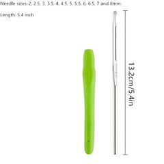 9-11pcs Crochet Hooks Set Tool Needle Knitting Rod Crochet Sewing Supplies