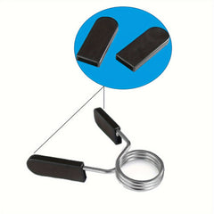 Barbell Clamps Spring Barbell Lock Dumbbell Bar Clip 2pcs