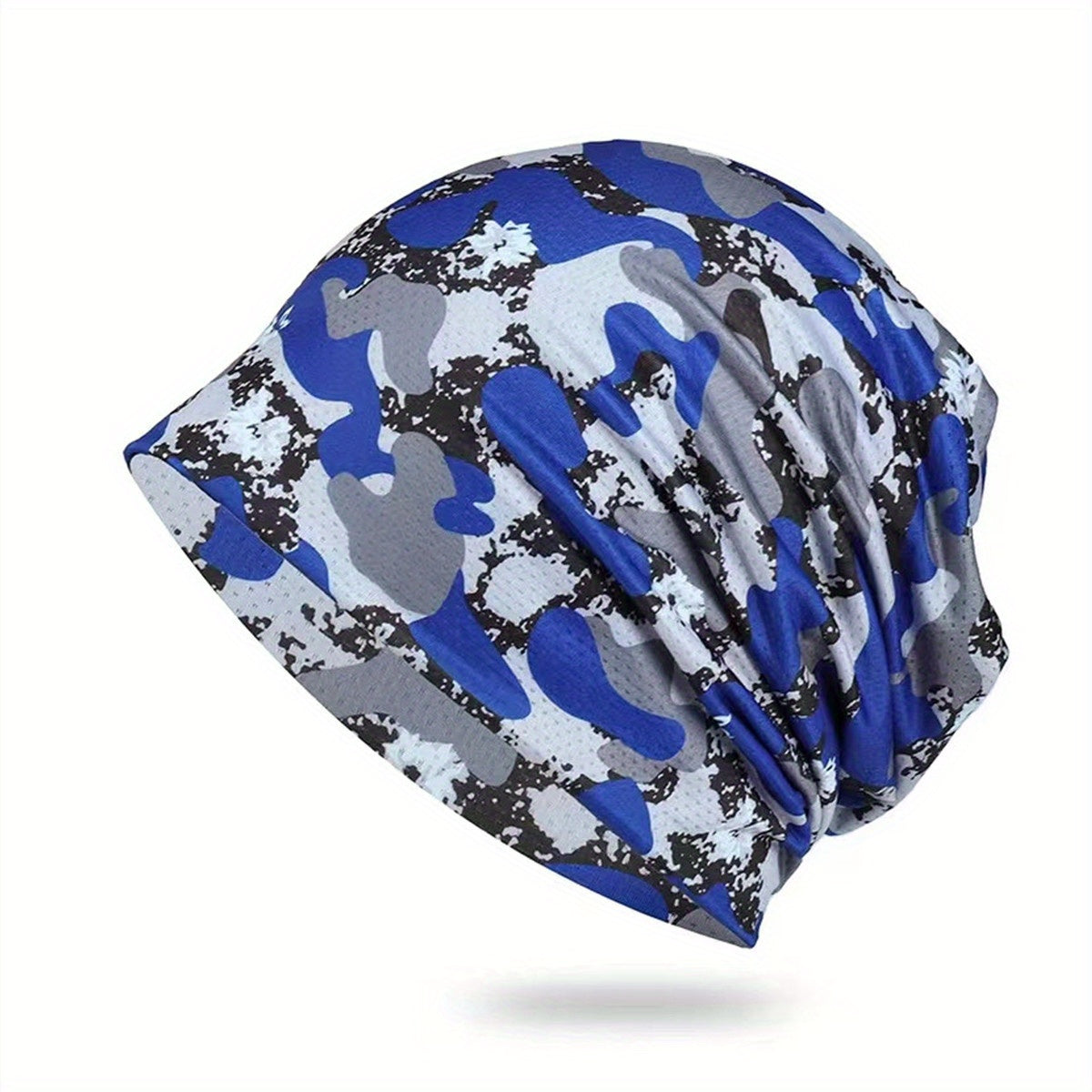Mesh Stacking Cap Camouflage Pullover Thin Head Wrap