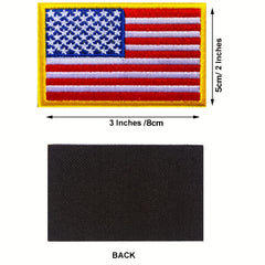 American Flag Patch for Backpacks Hats Jackets Pants